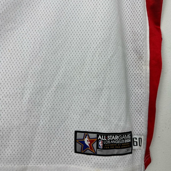 NBA Authentic 2004 Tim Duncan Western All-Star Jersey Reebok White West Spurs 60 - Picture 8 of 8